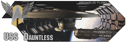 USS Dauntless banner